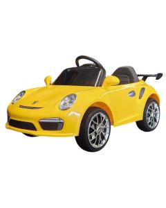 Accu Auto Porsche RUF Speed Geel 12 Volt 
