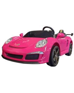 Accu Auto Porsche RUF Roze Metallic 4X4 24 Volt 2 persoons