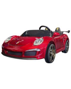 Accu Auto Porsche RUF Rood Metallic 4X4 24 Volt 2 persoons
