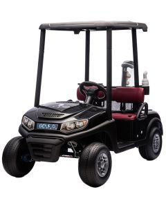 Elektrische Kinderauto Golfkar 24V 4X4 zwart