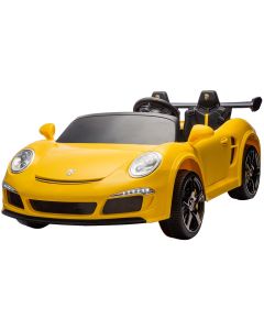 Accu Auto Porsche RUF Speed Geel 4X4 24 Volt 2 persoons