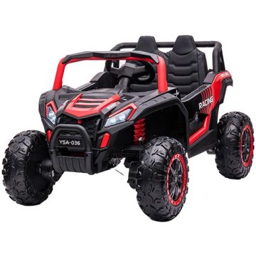 Elektrische Kinderbuggy Phantom 4X4 Rood 2 Persoons