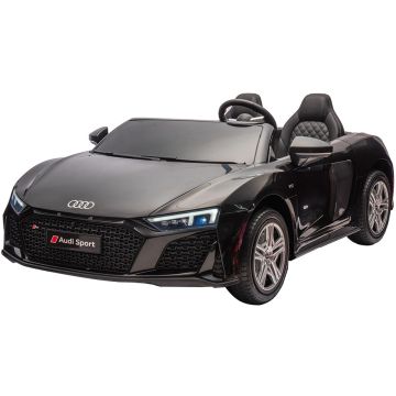 Elektrische kinderauto Audi R8 XXL 2 pers. 24V EVA banden Zwart met RC