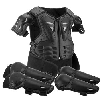 body protector Set Zwart 1-Size