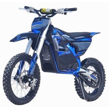 Maxi Cross Bike JUMPER PRO SuperSport Blauw 5000W Brushless 72Volt Li-Ion 