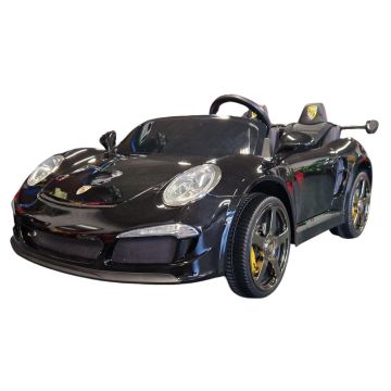Accu Auto Porsche RUF Zwart Metallic 4X4 24 Volt 2 persoons