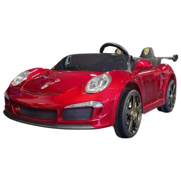 Accu Auto Porsche RUF Rood Metallic 4X4 24 Volt 2 persoons