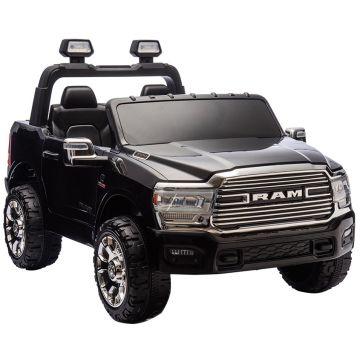 Elektrische Kinderauto Dodge RAM 3500 4X4 24V 2 persoons zwart