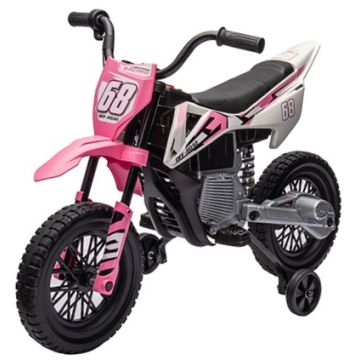 Elektrische Kindermotor Cross Bike Off-road Roze 12Volt