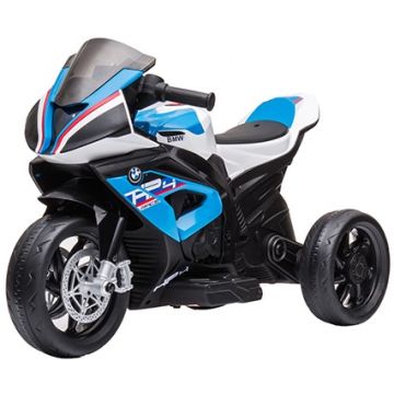 Elektrische Kindermotor mini BMW HP4 Blauw 12V