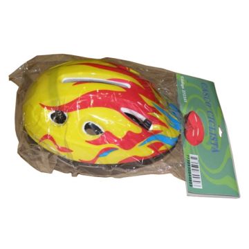Kinderhelm Flame Geel