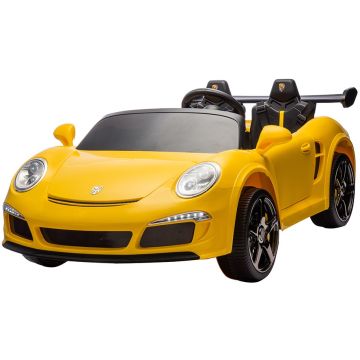 Accu Auto Porsche RUF Speed Geel 4X4 24 Volt 2 persoons