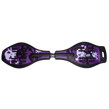 Waveboard Skull Paars