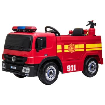 Accu Vrachtwagen Brandweer Rood 12V