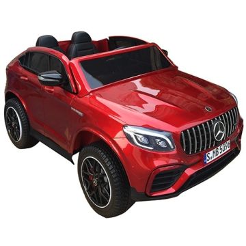 Elektrische Kinderauto MERCEDES GLC63-AMG 4X4  MP4 Rood Metallic 2 Persoons