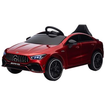 Accu Kinderauto Mercedes CLA45s AMG Rood metallic