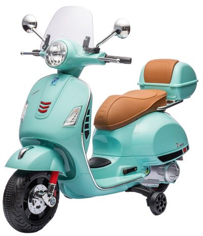 Accu Vespa Scooter GTS DELUX 12Volt Groen met koffer