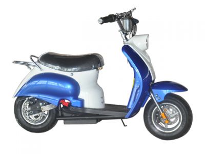 Mini Scooter Classic Blauw 350W 36Volt 3 Speed