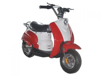 Mini Scooter Classic Rood 350W 36 Volt 3 Speed