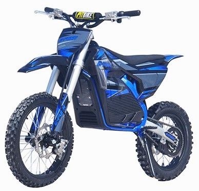 Maxi Cross Bike JUMPER PRO SuperSport Blauw 5000W Brushless 72Volt Li-Ion 