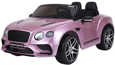 Elektrische Kinderauto BENTLEY Continental SuperSport 2 persoons Roze Metallic