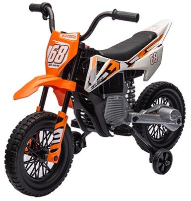 Elektrische Kindermotor Cross Bike Off-road Oranje 12Volt