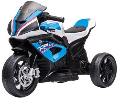 Elektrische Kindermotor mini BMW HP4 Blauw 12V