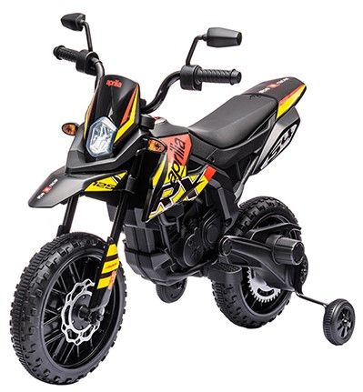 Elektrische Crossbike Aprilia RX Geel 12V