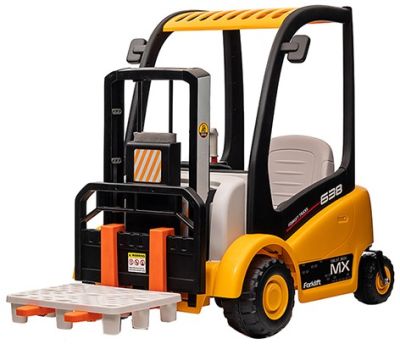 Elektrische Kinderauto Heftruck Geel 12V