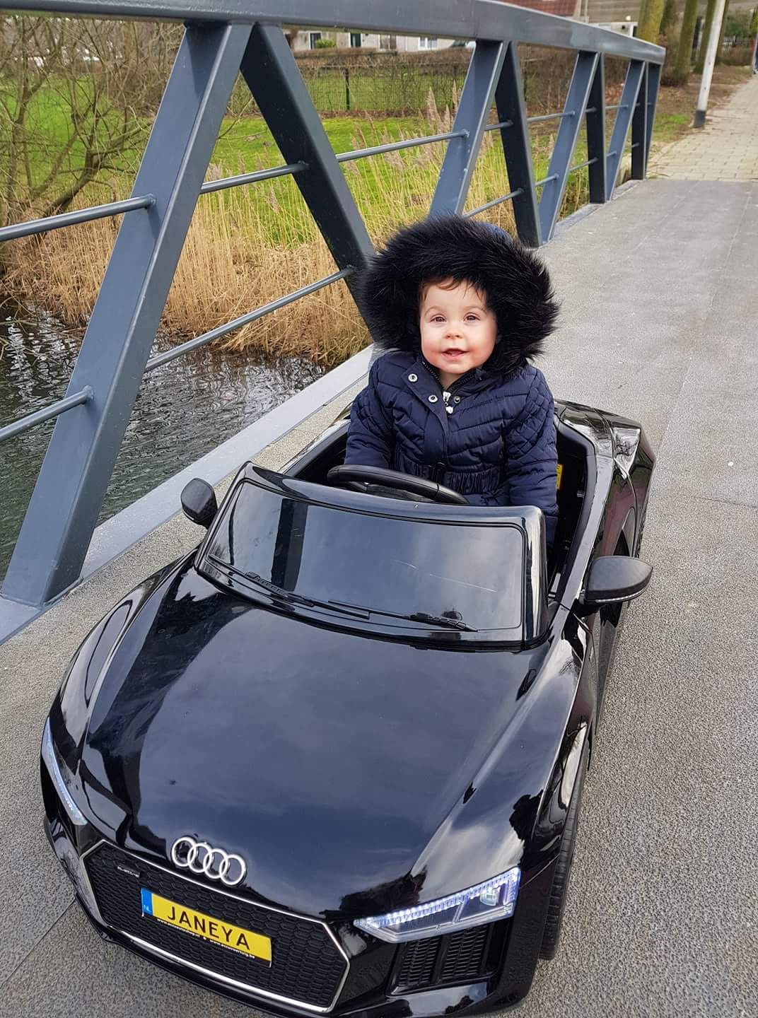 Tevreden chauffeurtje