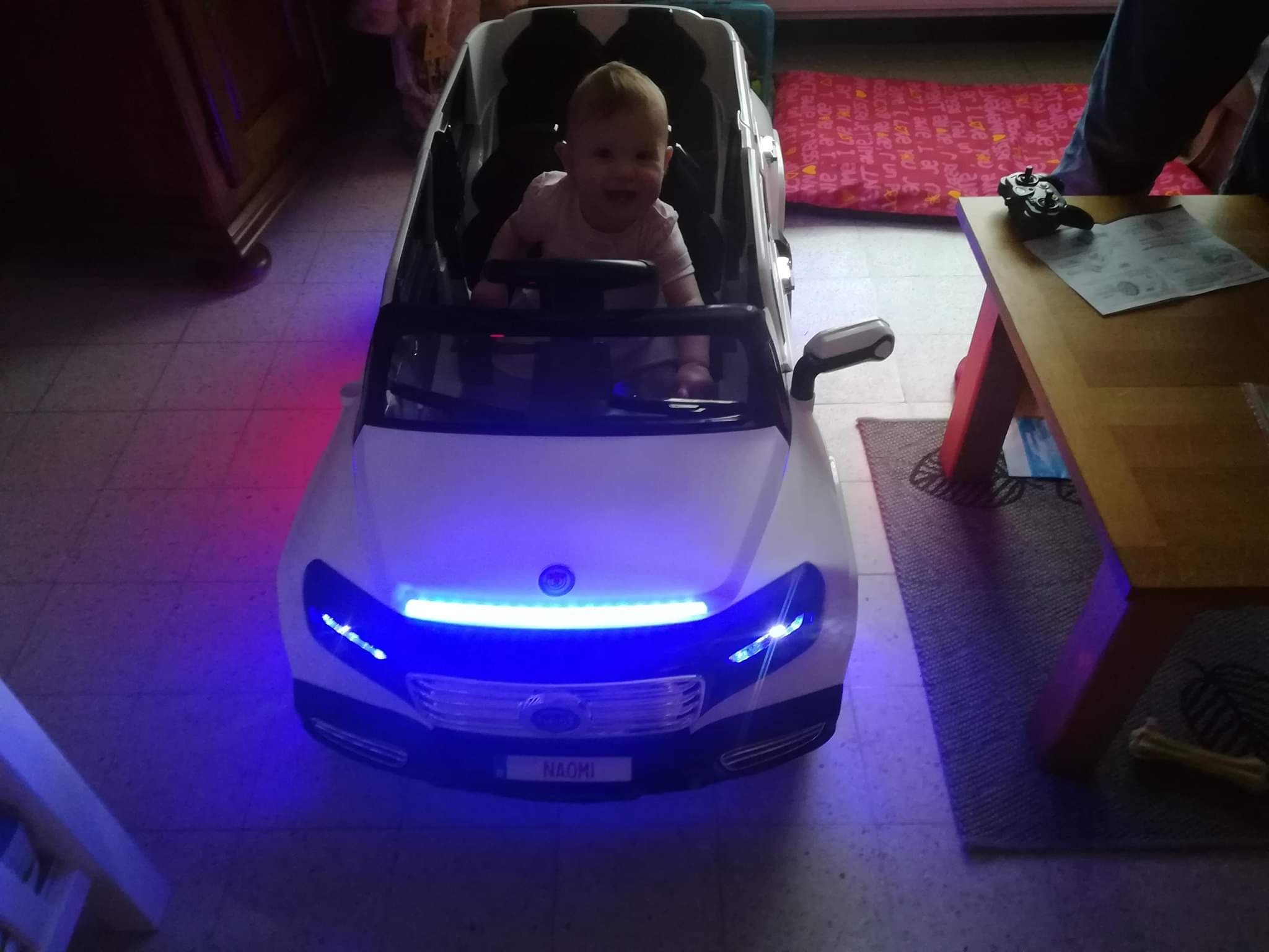 Tevreden chauffeurtje
