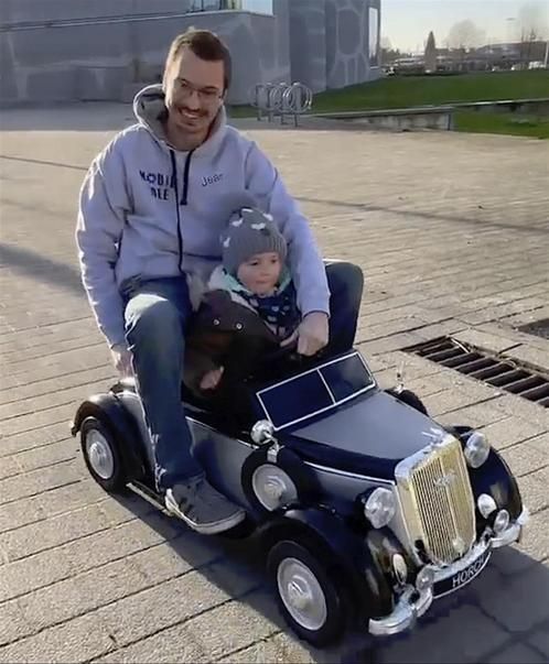 Tevreden chauffeurtje