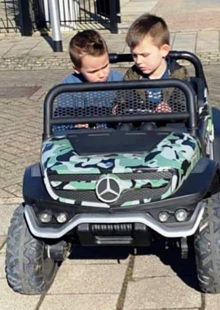 Tevreden chauffeurtje
