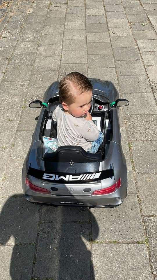 Tevreden chauffeurtje
