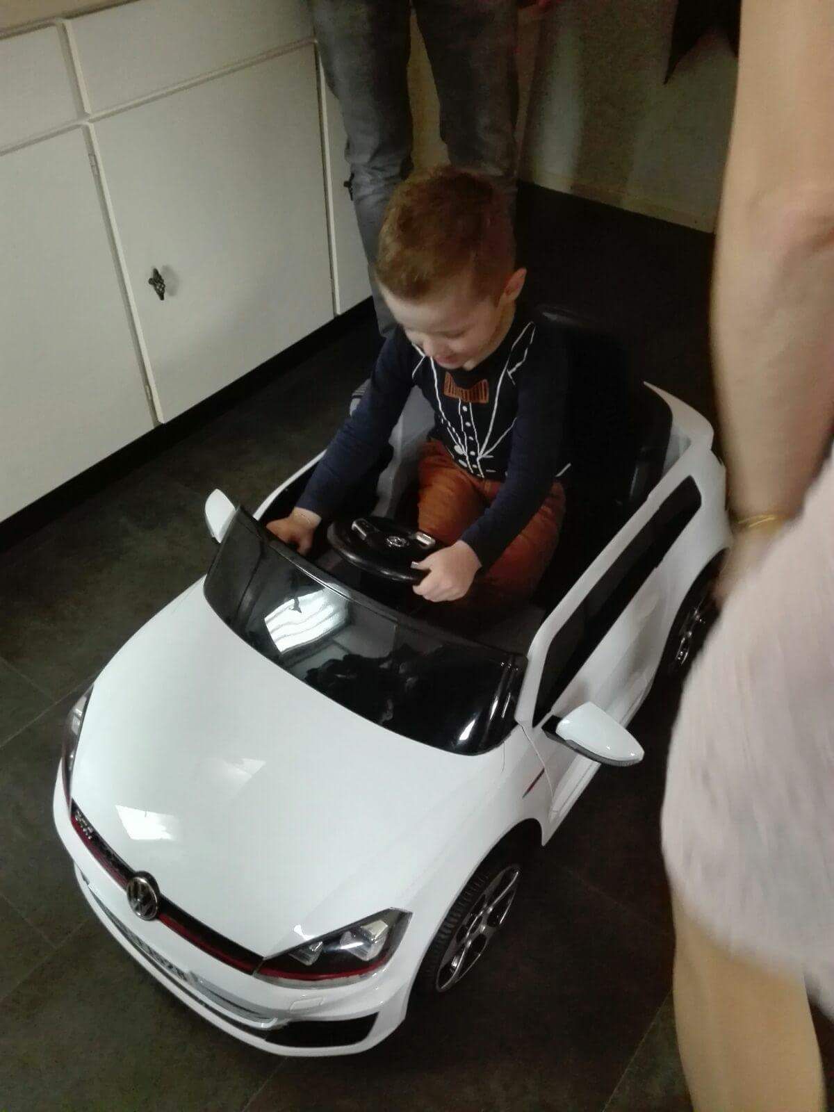 Tevreden chauffeurtje