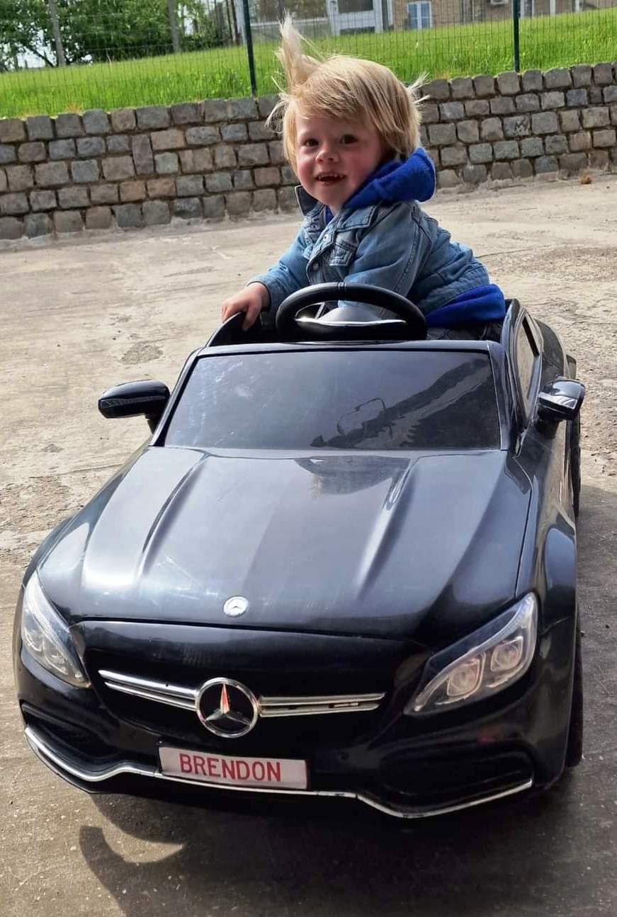 Tevreden chauffeurtje